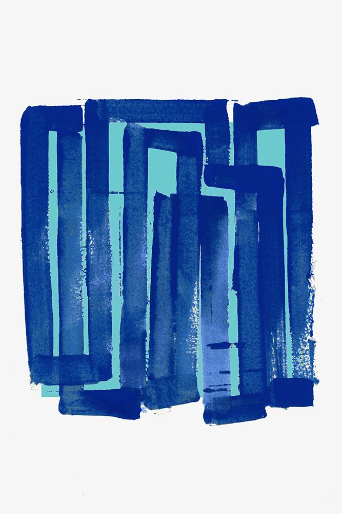 Indigo Spectacle I art print by Cartissi for $57.95 CAD
