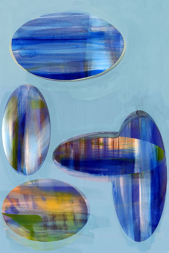 Blue Dynasty II art print by Cartissi for $57.95 CAD