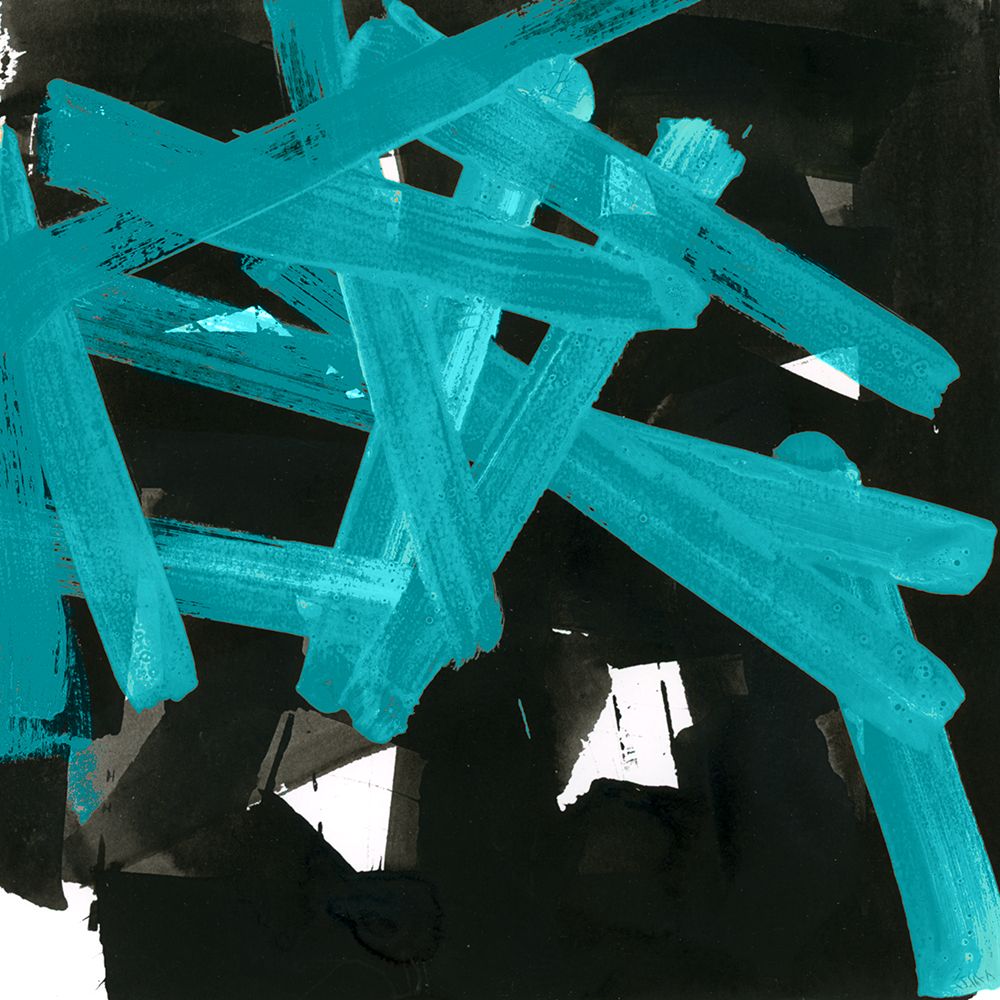 Aqua Link I art print by Cartissi for $57.95 CAD