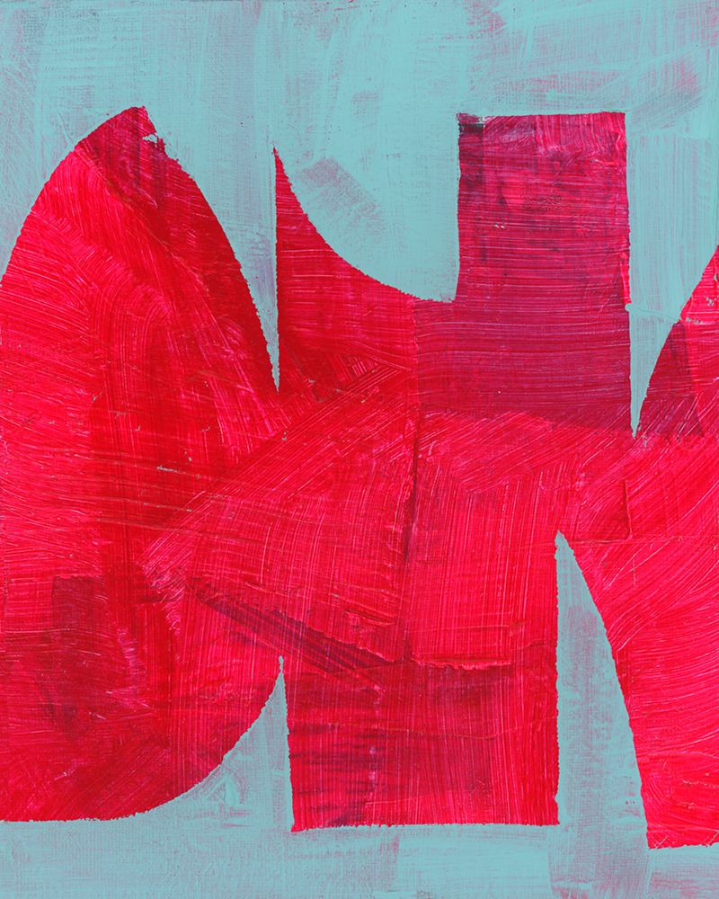 Magenta Ribbon I art print by Cartissi for $57.95 CAD