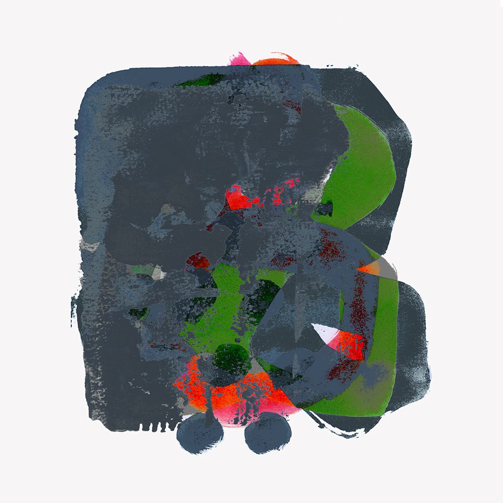 Clustering Blue II art print by Cartissi for $57.95 CAD