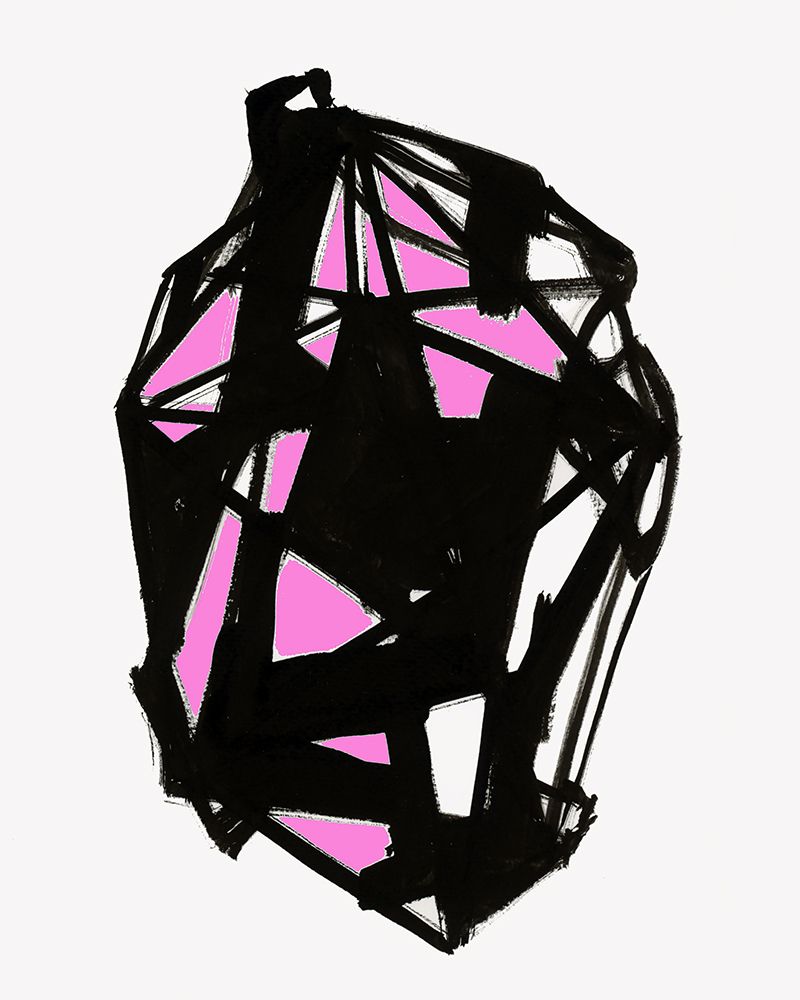 Magenta Gem art print by Cartissi for $57.95 CAD