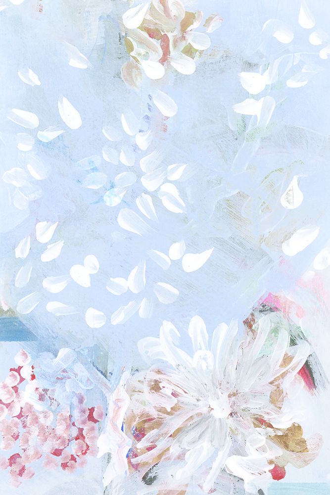 Blossoming Blue II art print by Cartissi for $57.95 CAD