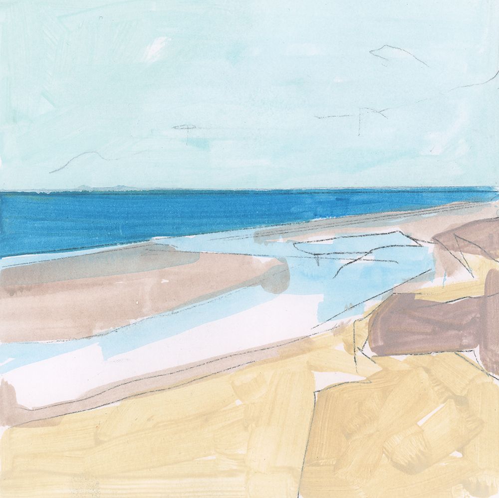 Summer Beach Breeze art print by Cartissi for $57.95 CAD