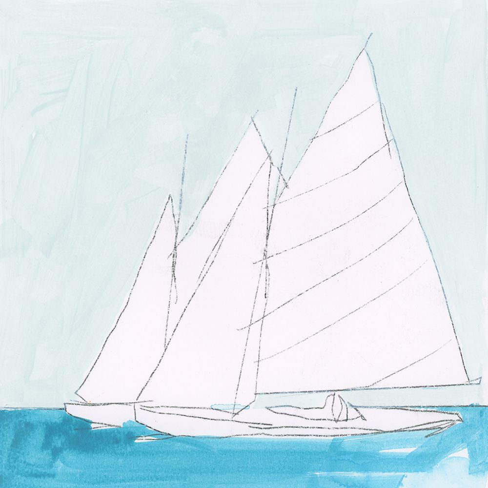 Sail Ashore art print by Cartissi for $57.95 CAD