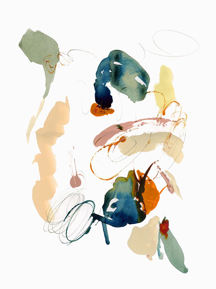 Wide Swirl I art print by Cartissi for $57.95 CAD