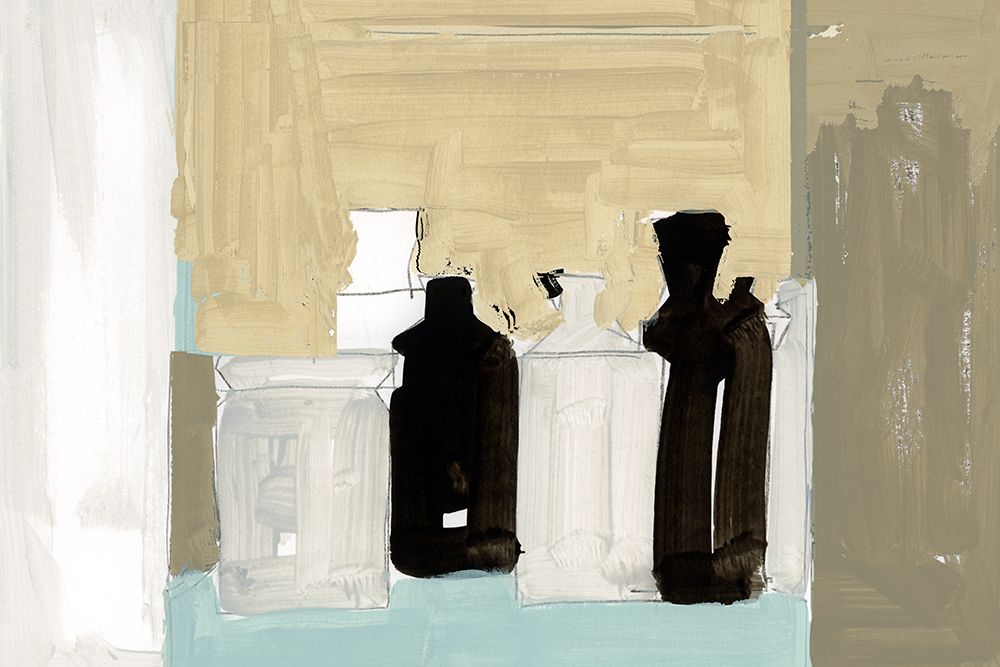 Antique Clay Urns I art print by Cartissi for $57.95 CAD