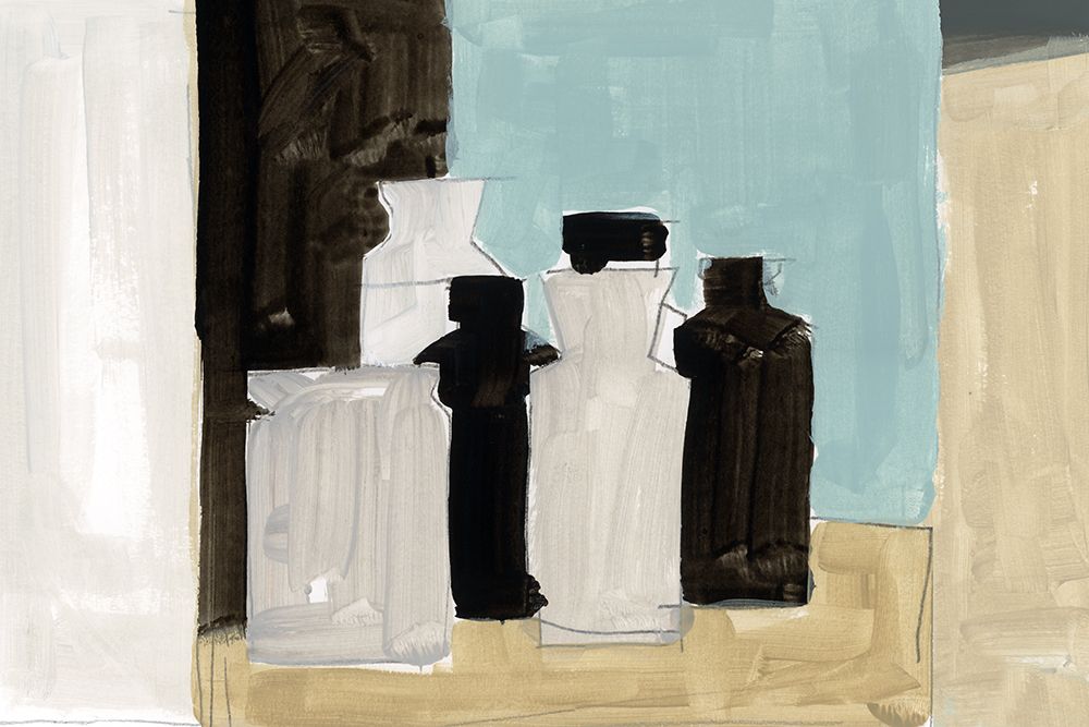 Antique Clay Urns II art print by Cartissi for $57.95 CAD