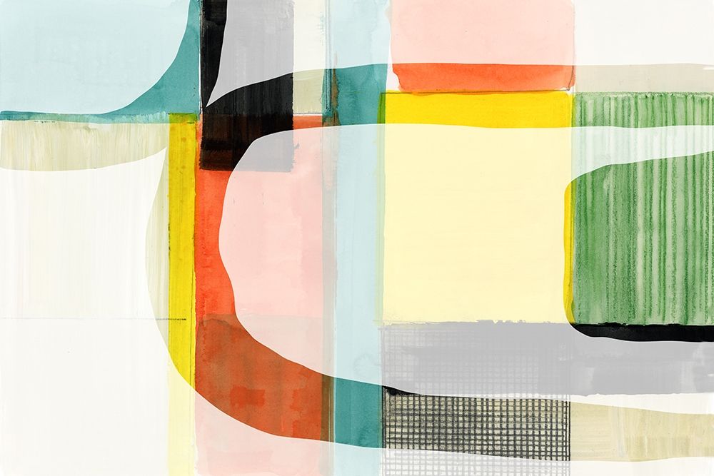 Rainbow Roundabout I art print by Cartissi for $57.95 CAD