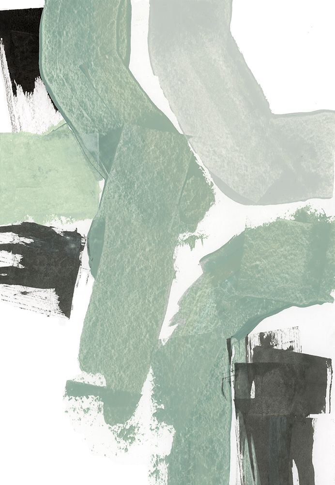 Flowing Green II art print by Cartissi for $57.95 CAD