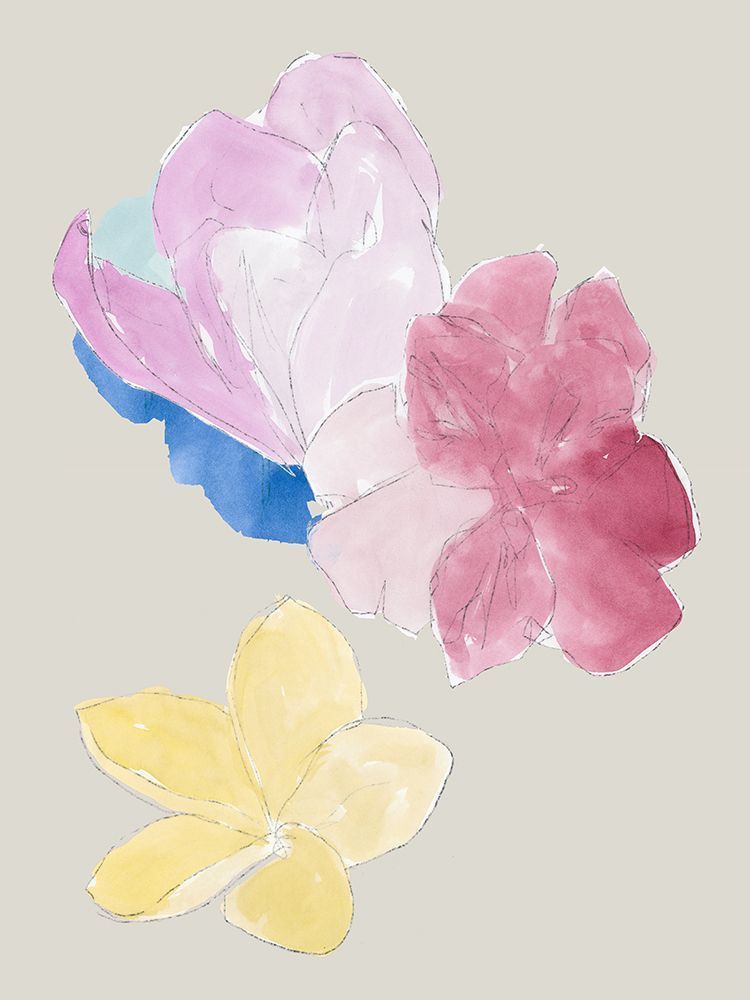 Floral Block I art print by Cartissi for $57.95 CAD