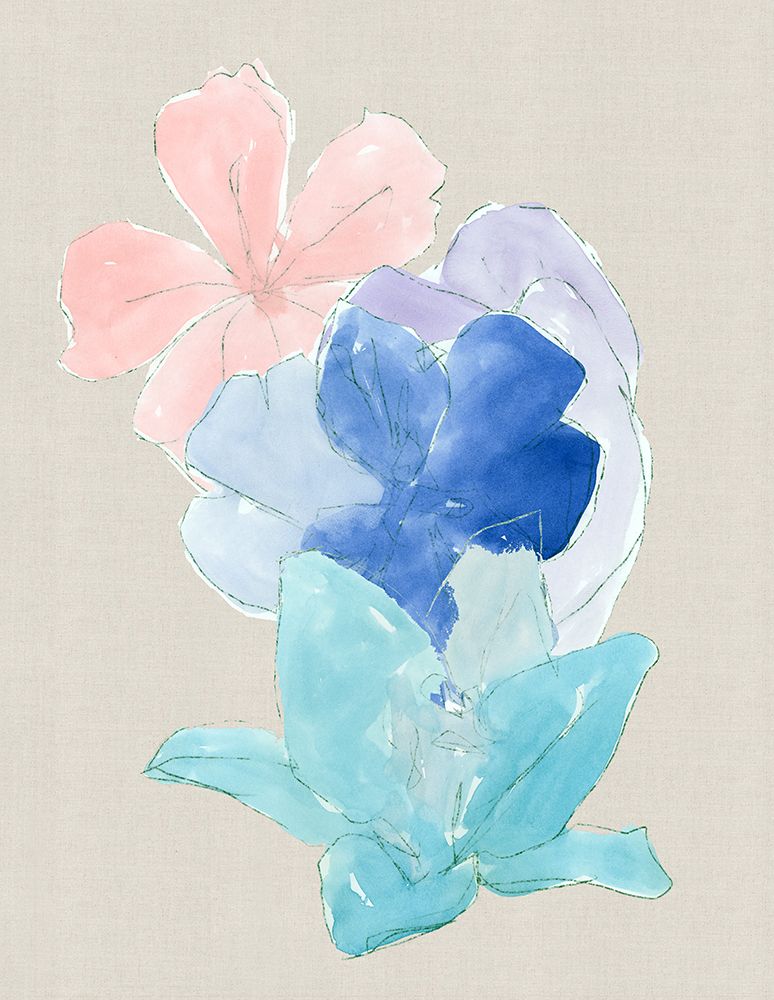 Floral Block III art print by Cartissi for $57.95 CAD