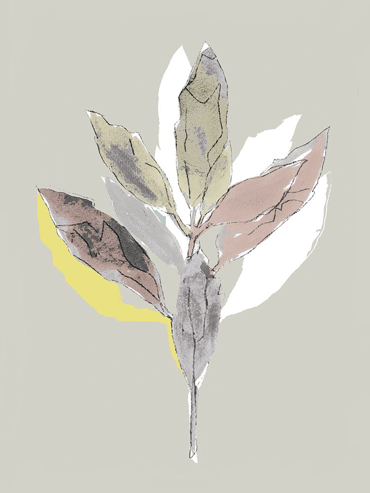 Yellow Botanic I art print by Cartissi for $57.95 CAD
