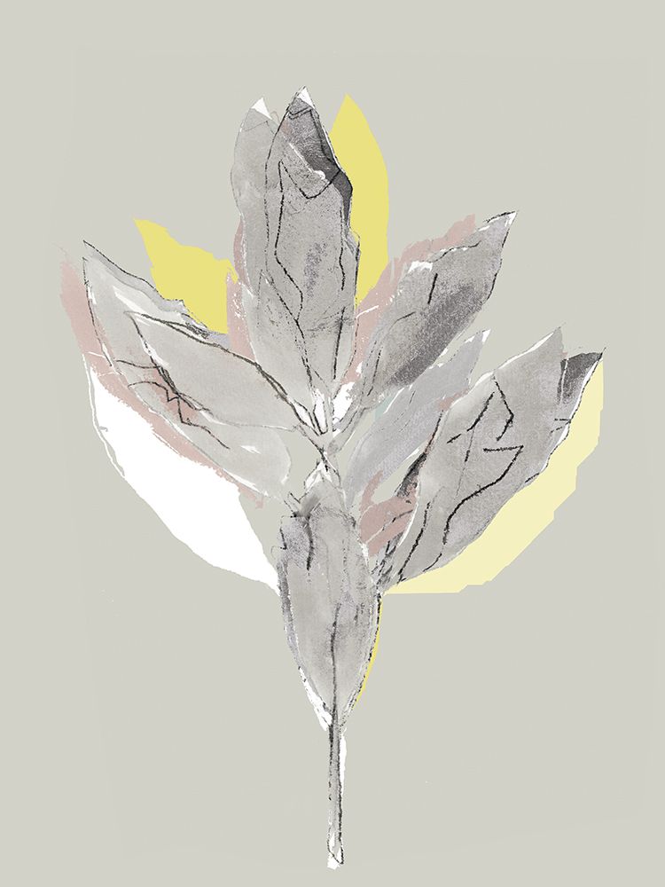 Yellow Botanic II art print by Cartissi for $57.95 CAD