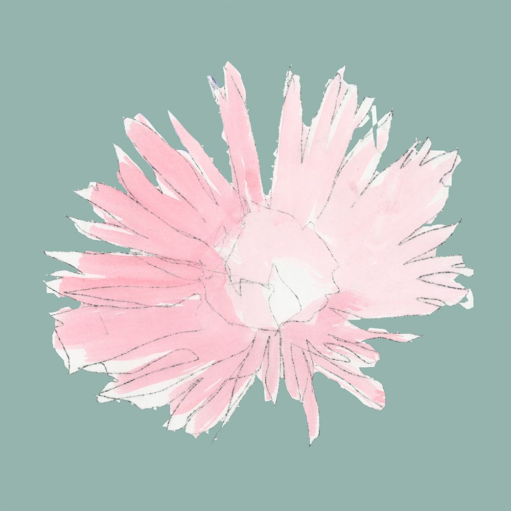 Pink Flower art print by Cartissi for $57.95 CAD