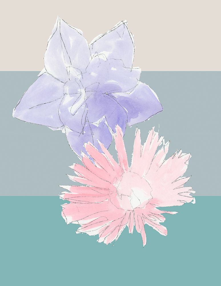 Powerpuff Florals I art print by Cartissi for $57.95 CAD