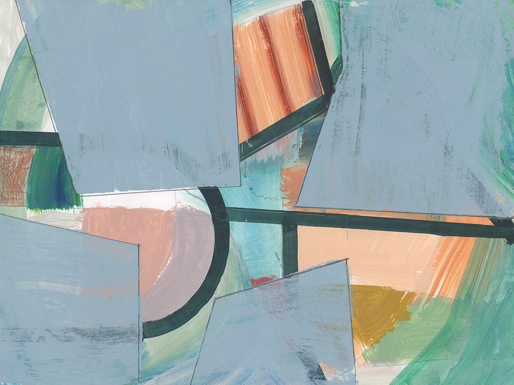 Blueblock I art print by Cartissi for $57.95 CAD