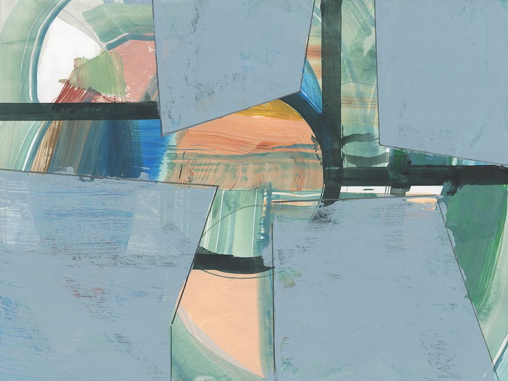 Blueblock III art print by Cartissi for $57.95 CAD