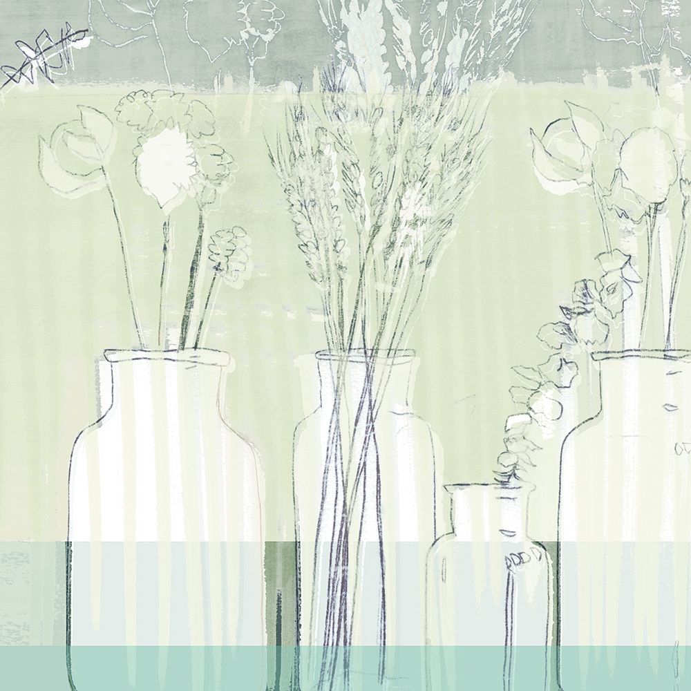 Dried Vase I art print by Cartissi for $57.95 CAD