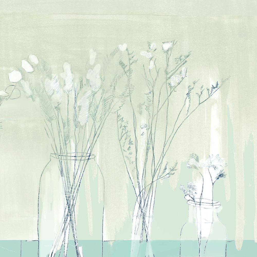 Dried Vase II art print by Cartissi for $57.95 CAD