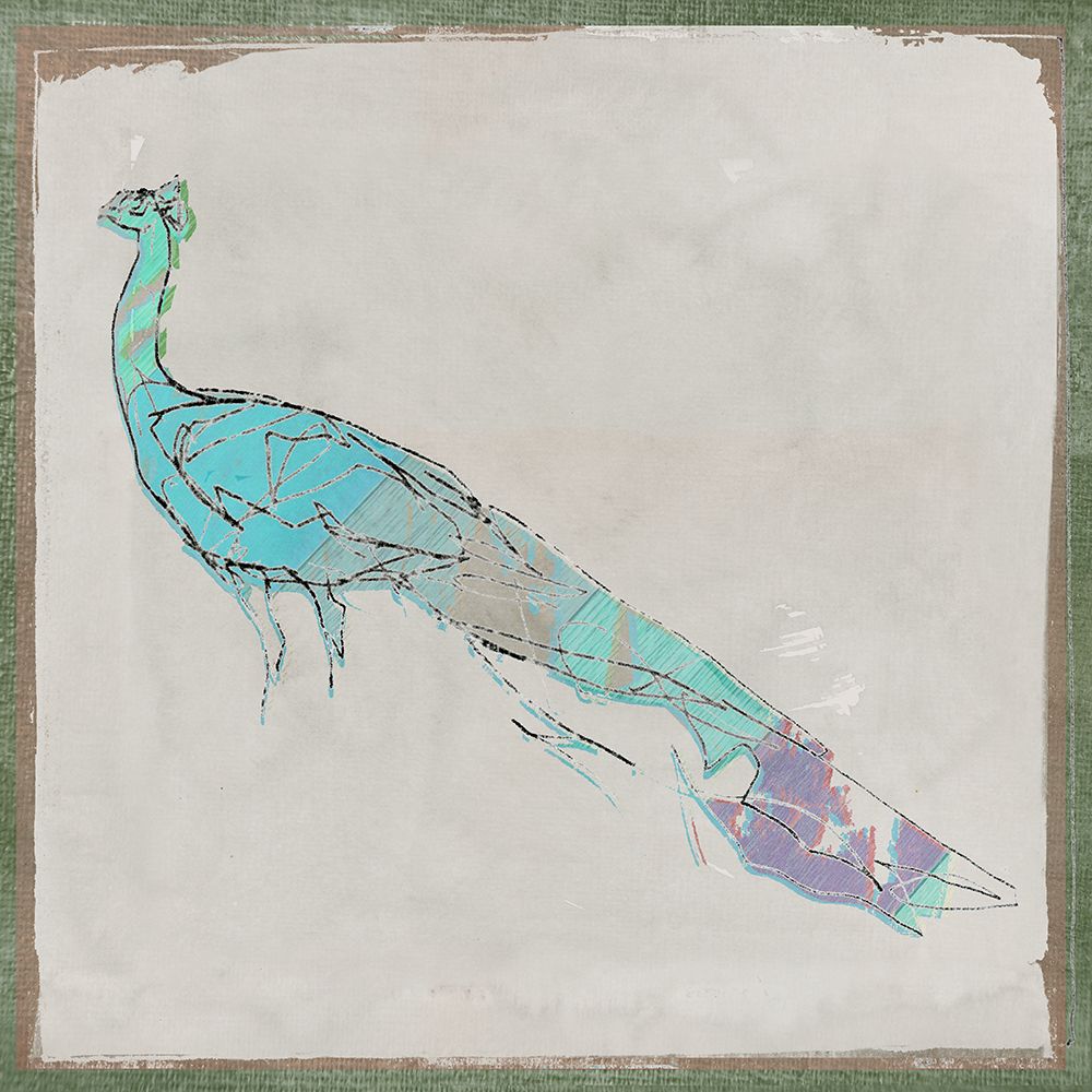 Exotic Bird I art print by Cartissi for $57.95 CAD