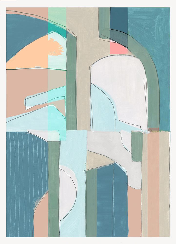 Happy Archway I art print by Cartissi for $57.95 CAD