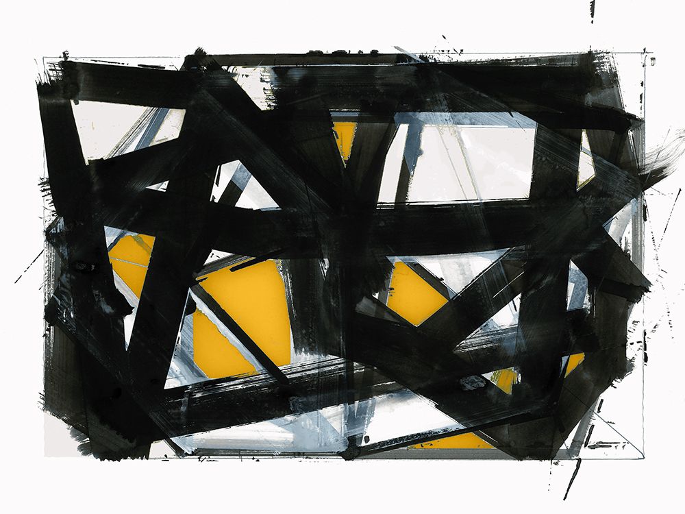 Black and Gold II art print by Cartissi for $57.95 CAD