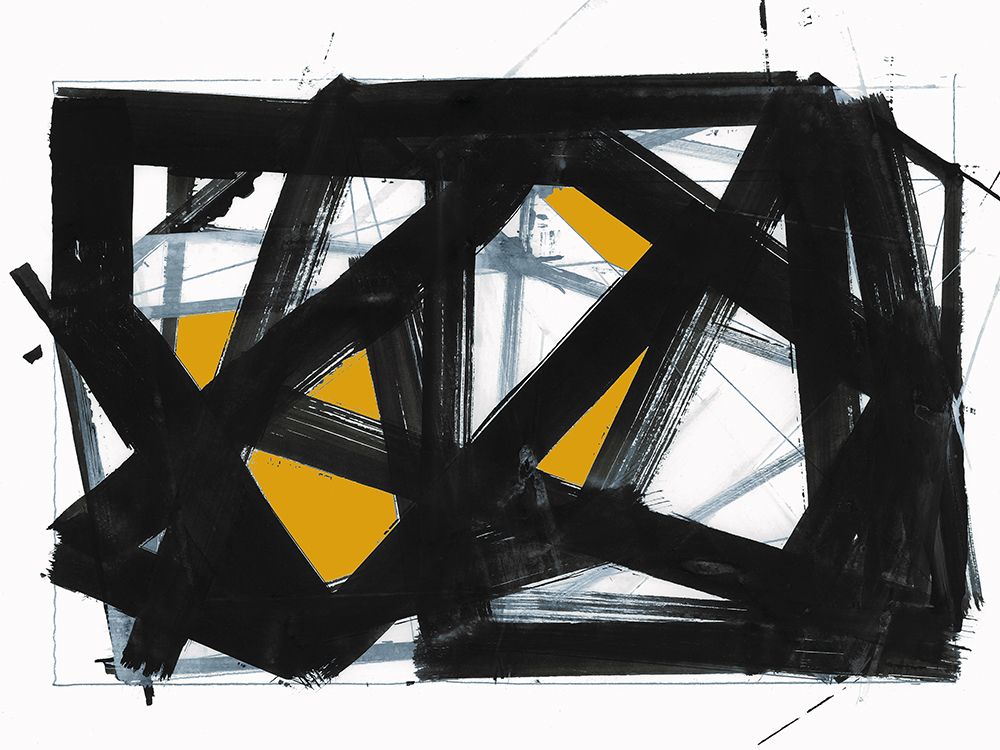Black and Gold III art print by Cartissi for $57.95 CAD