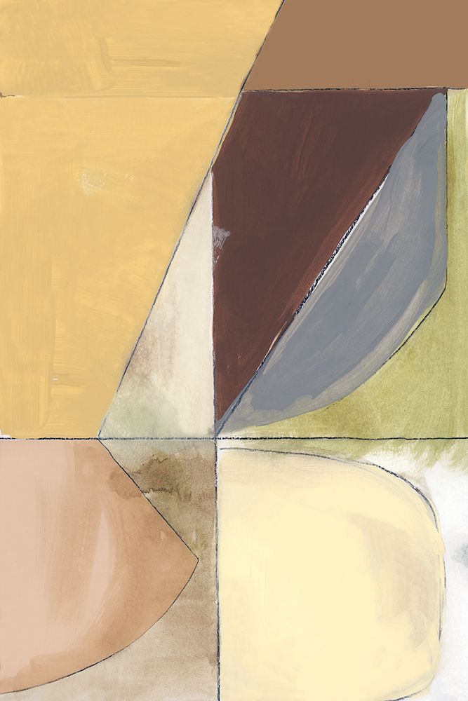 Creamsicle Shapes II art print by Cartissi for $57.95 CAD