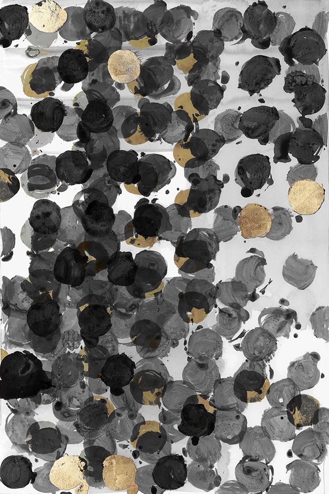 Golden Bubbles II art print by Cartissi for $57.95 CAD
