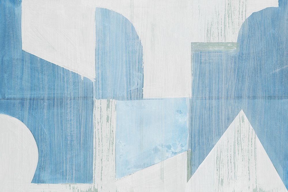 Midway Blue I art print by Cartissi for $57.95 CAD