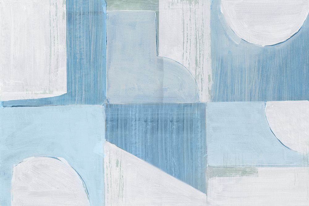 Midway Blue II art print by Cartissi for $57.95 CAD