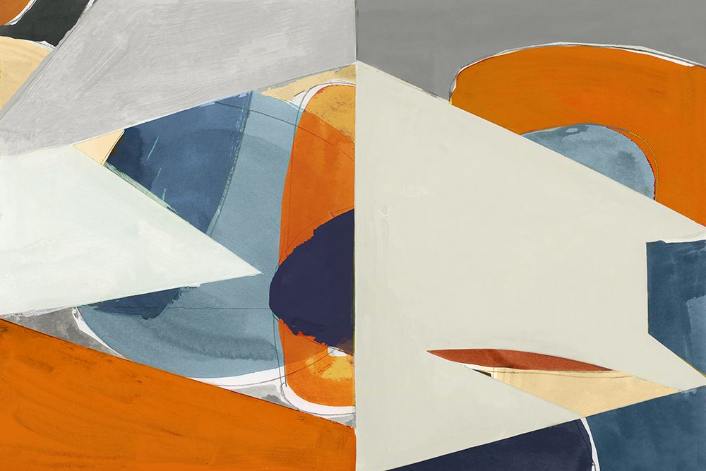 Overlapping Shapes I art print by Cartissi for $57.95 CAD