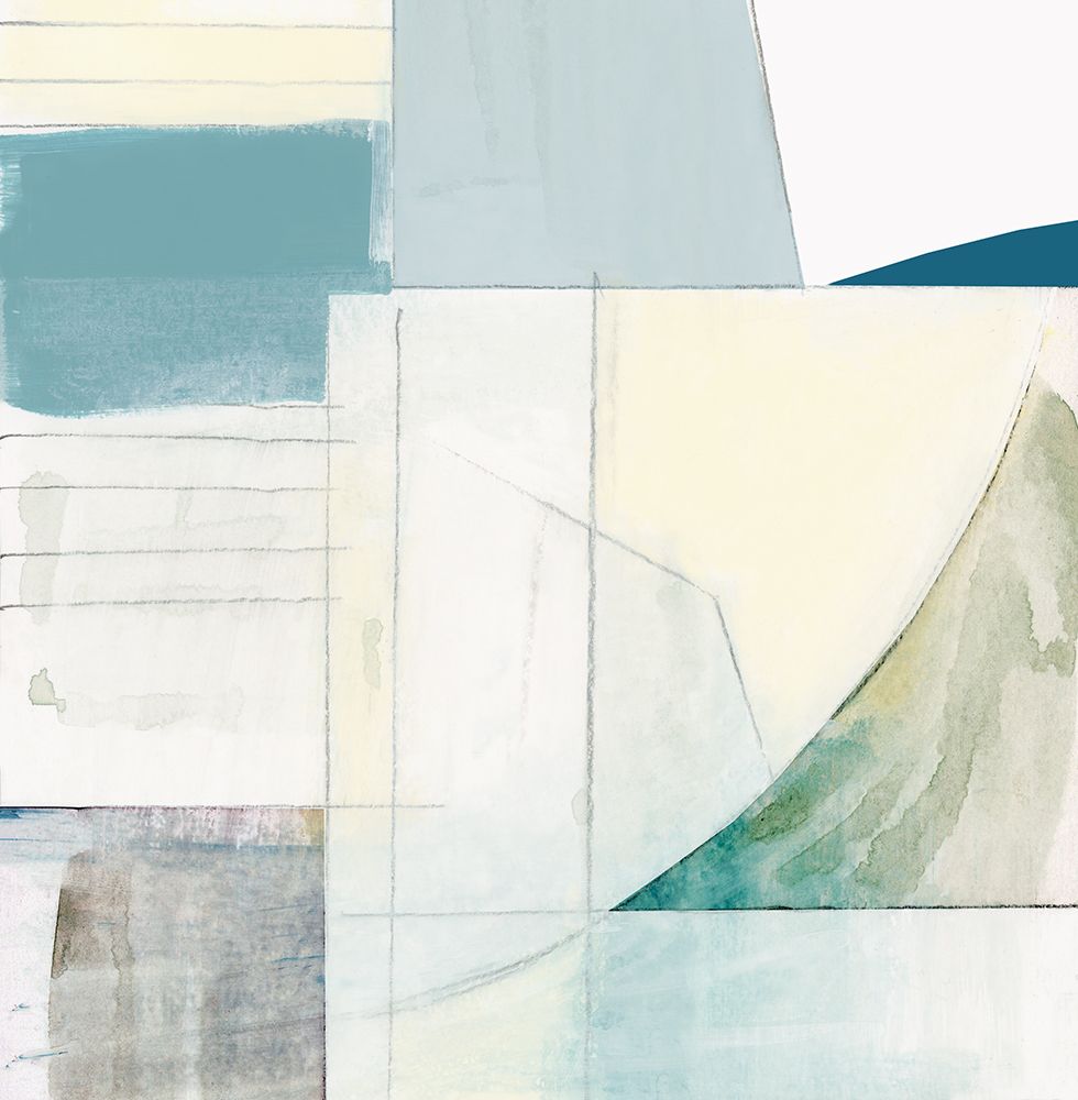 White Shapes II art print by Cartissi for $57.95 CAD