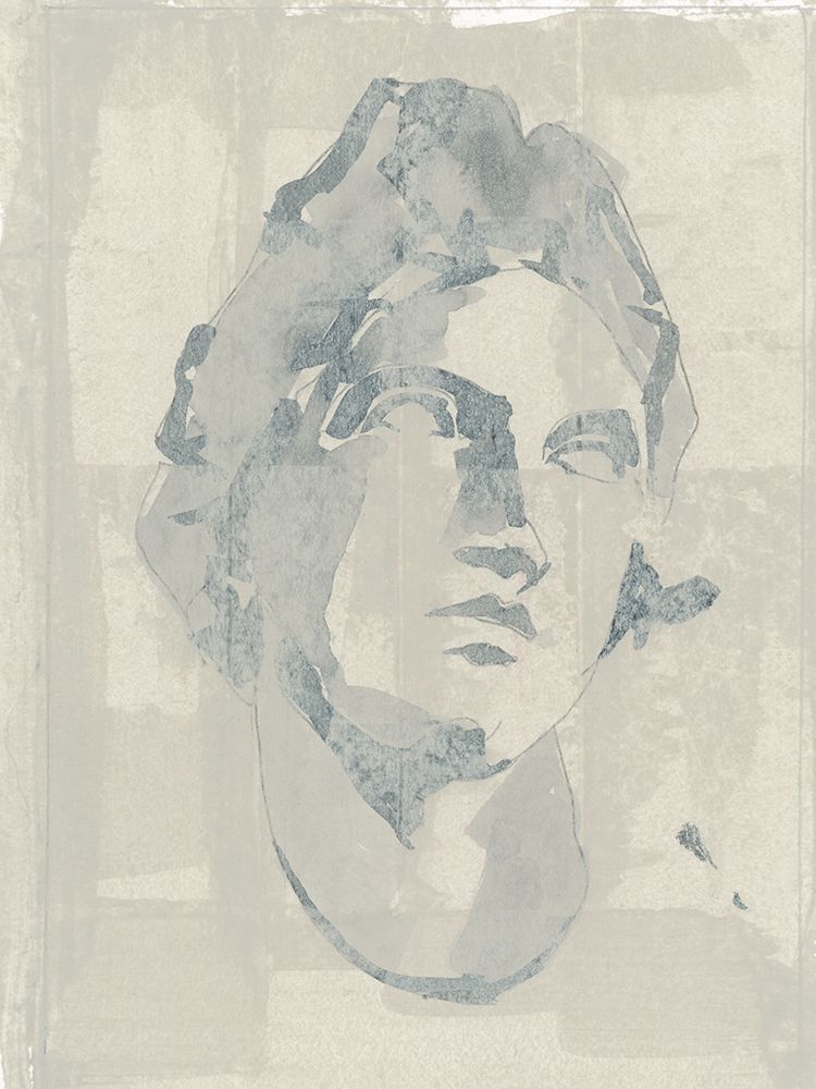 Stone Head I art print by Cartissi for $57.95 CAD