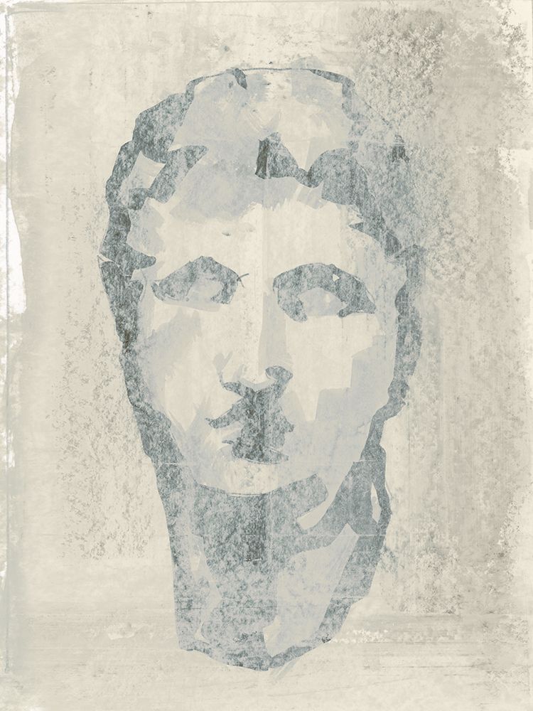Stone Head II art print by Cartissi for $57.95 CAD