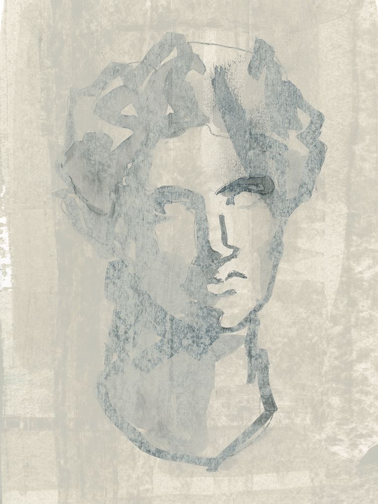 Stone Head III art print by Cartissi for $57.95 CAD