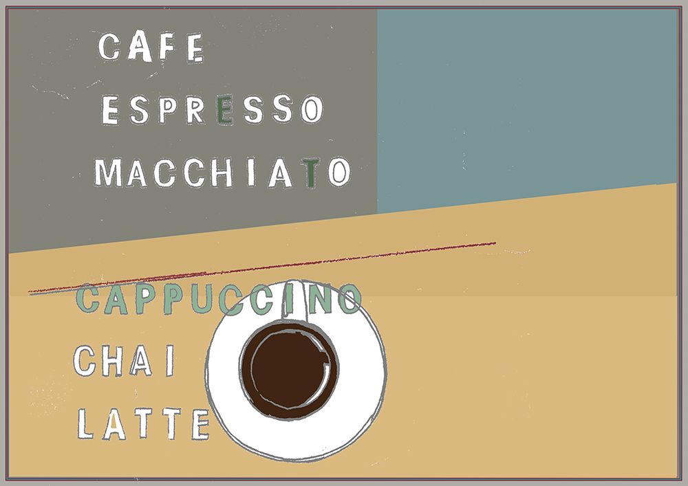Cafe II art print by Cartissi for $57.95 CAD