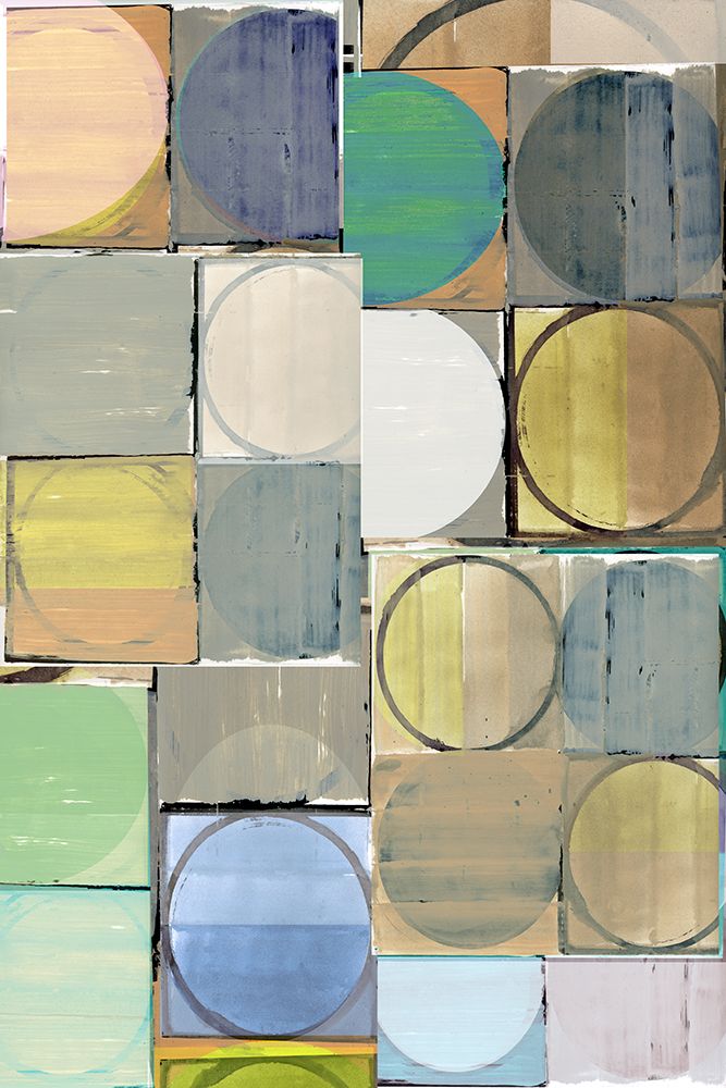 Pastel Tiles II art print by Cartissi for $57.95 CAD