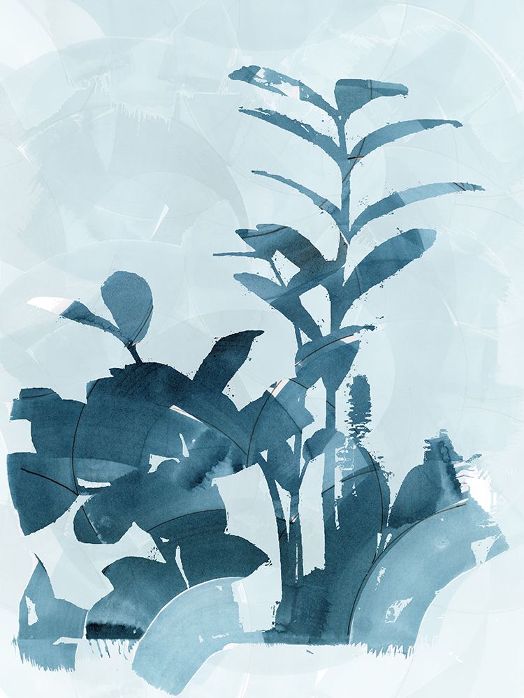 Blue Seaweed I art print by cartissi for $57.95 CAD