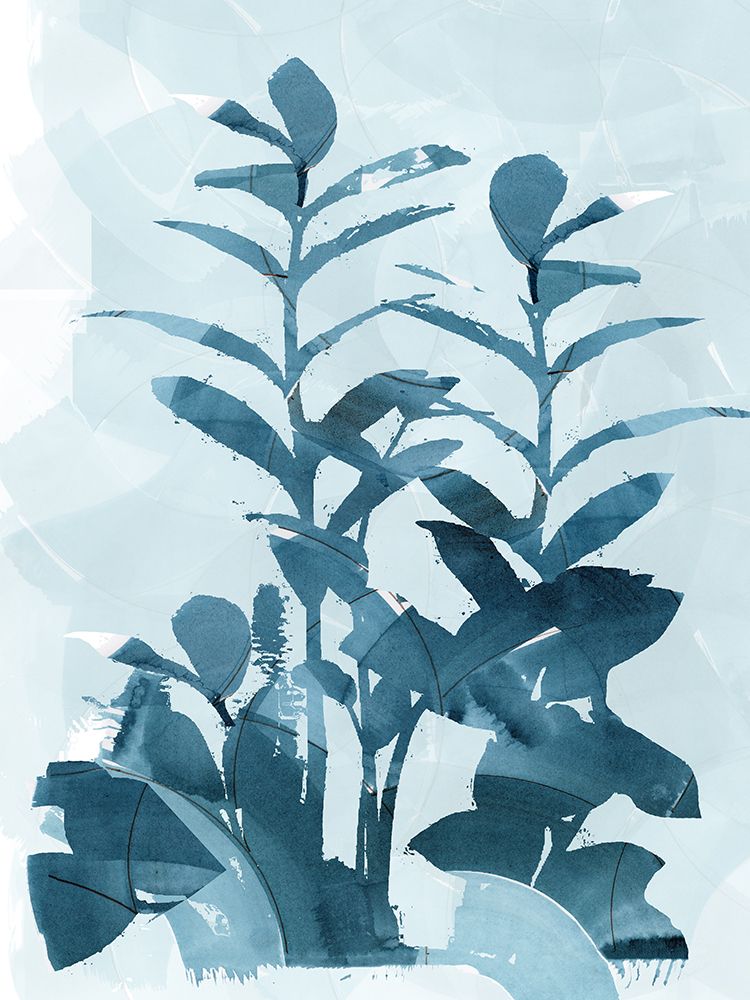 Blue Seaweed II art print by cartissi for $57.95 CAD