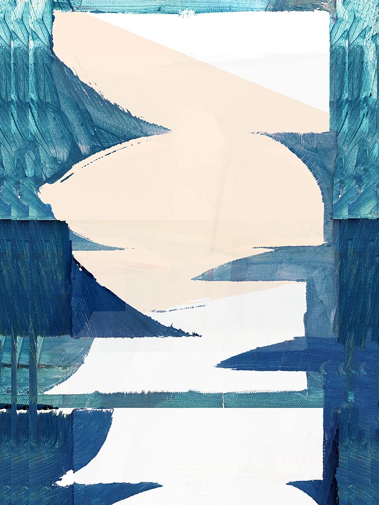 Blue Warp I art print by Cartissi for $57.95 CAD