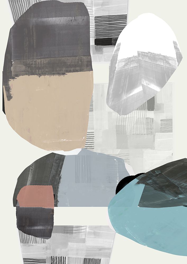 Inky Stripes and Blobs II art print by Cartissi for $57.95 CAD