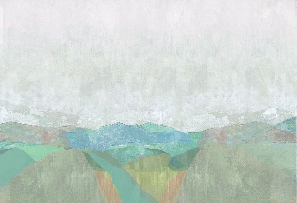 Subtle Green Land II art print by Cartissi for $57.95 CAD