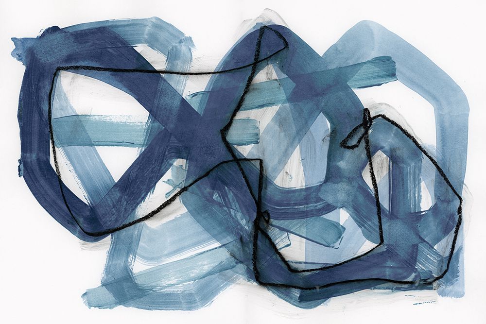 Blue Bend art print by Cartissi for $57.95 CAD