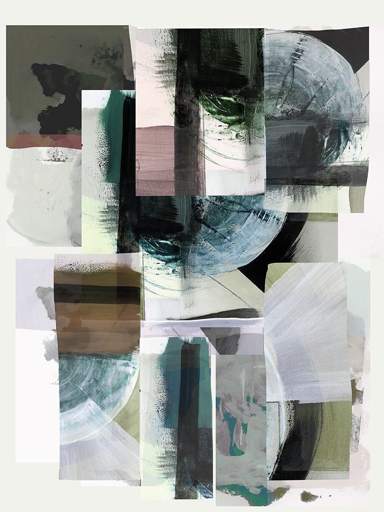 Inky Patchwork I art print by Cartissi for $57.95 CAD