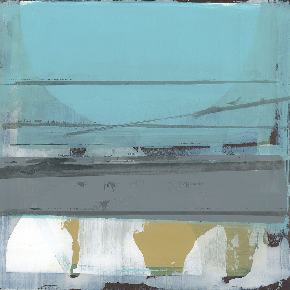 Light Blue Landscape I art print by Cartissi for $57.95 CAD