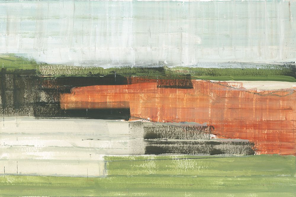 Orange Landscape II art print by Cartissi for $57.95 CAD