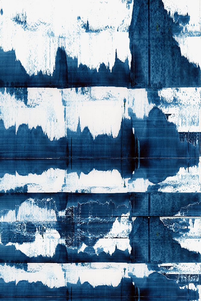 Blue Straights I art print by Cartissi for $57.95 CAD