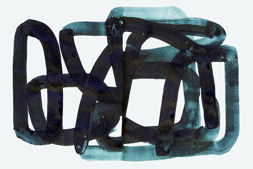 Blue Rings art print by Cartissi for $57.95 CAD